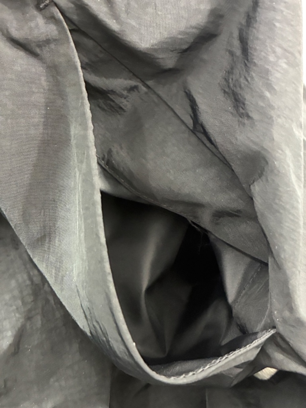 Nike Sportswear Windrunner Women's Bubble Hem Skirt XL Black/Sail IM7450-010 NWT - Picture 13 of 15